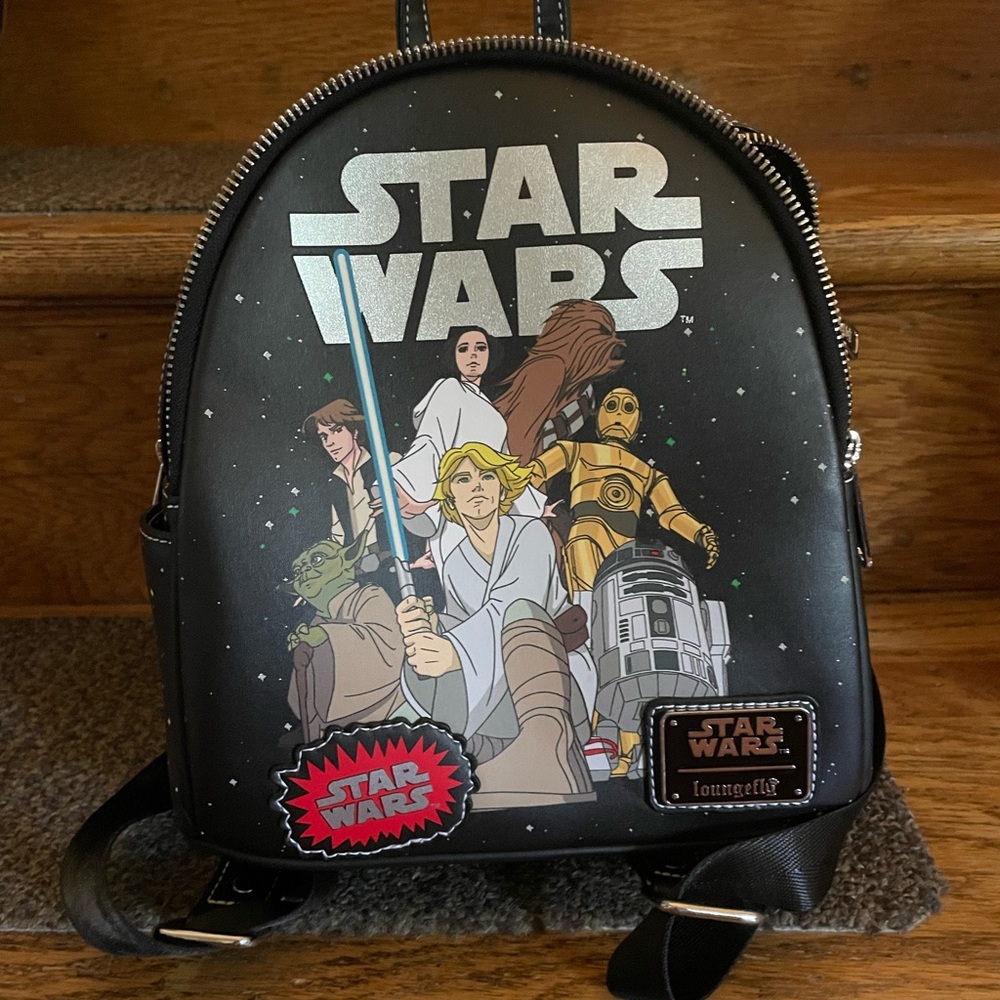 Loungefly Black Star Wars Mini Backpack